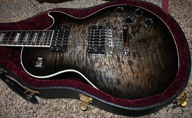 Gibson les paul shop custom cobra burst