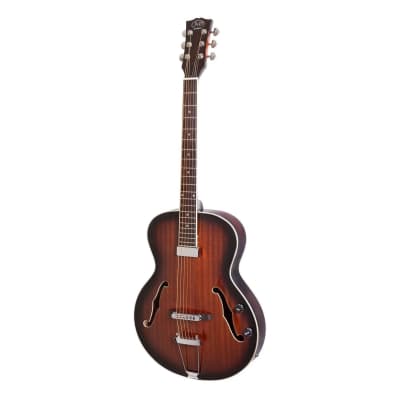 J&D Luthiers Hollow Body Archtop Electric Guitar | Vintage Sunburst for sale