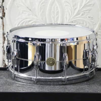 Gretsch Chrome Over Brass Snare Drum 14X6.5in image 1