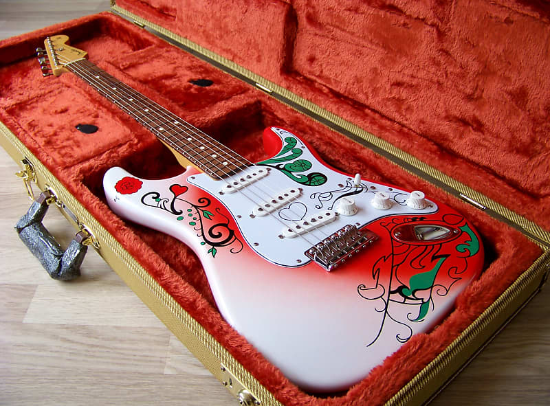 John mayer jimi on sale hendrix guitar