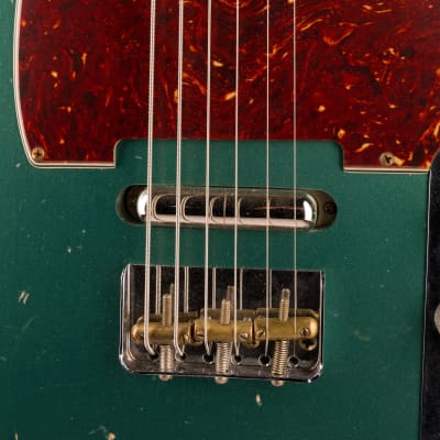 Fender Custom Shop Masterbuilt Dennis Galuszka Subsonic Telecaster Journeyman Relic Sherwood Green Metallic image 7