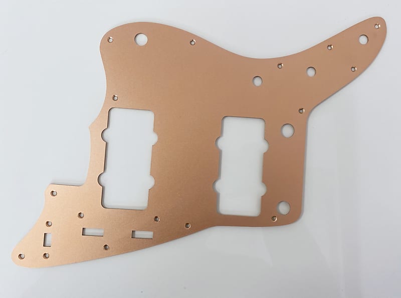 Metal Aluminum Anodized Pickguard,Gold,for for 65' Fender Reverb
