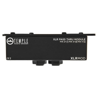 NEW TEMPLE AUDIO XLR PASS THRU MODULE MALE + MALE image 8