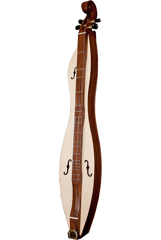 Roosebeck DMCRT4 Mountain Dulcimer 4String Cutaway Upper Bout F-Holes Scrolled Pegbox w/Pick & Toner image 1