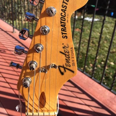 1982 Fender "Dan Smith" Stratocaster Sunburst -  3-Knob, 2 Pickguards, < 7 lbs image 4