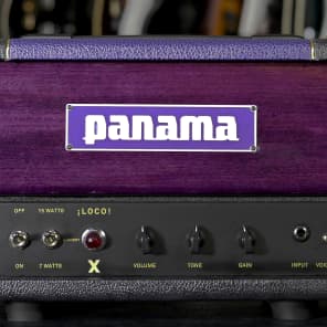 Panama Guitars Loco X 15W Tube Amplifier Head-Graphite/Plum- (Single Channel-2 Voicings) image 1