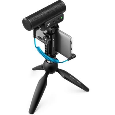 Sennheiser MKE 400 Mobile Kit Camera-Mount Shotgun Microphone with Smartphone Recording Bundle image 2