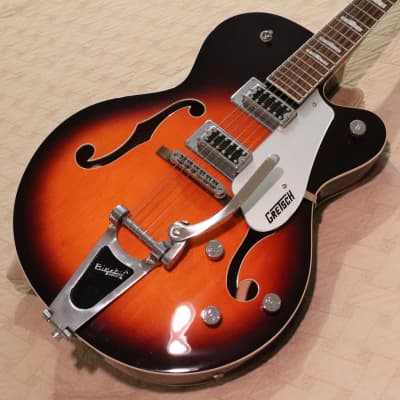 Gretsch G5420T Electromatic Hollow Big Body with Black Top Filter'Tron Pickups and Bigsby 2013 - Sunburst image 2