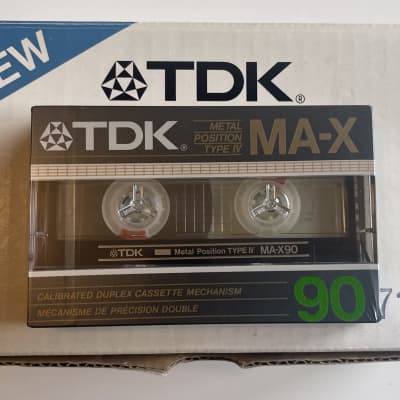 TDK カセットテープ MA-X 90 l Position TDK MA-X 90 (1986) - Cassette Tape Artwork