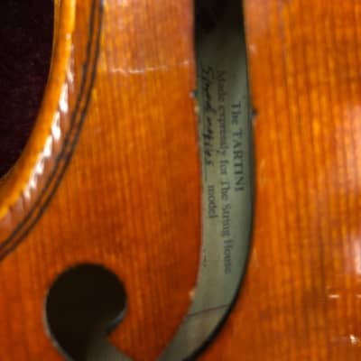 The String House Tartini Stradivarius 4/4 Violin + case & Bow image 11