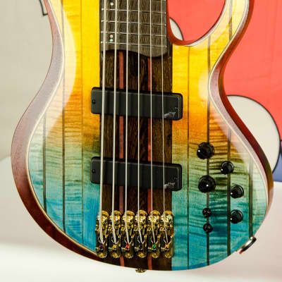 Ibanez Premium BTB1936 Bass Guitar - Sunset Fade Low Gloss, BTB1936SFL image 6