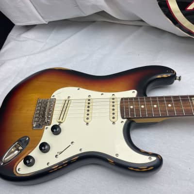 ESP LTD ST-203 Relic'd S-style Guitar 2015 - Sunburst image 2