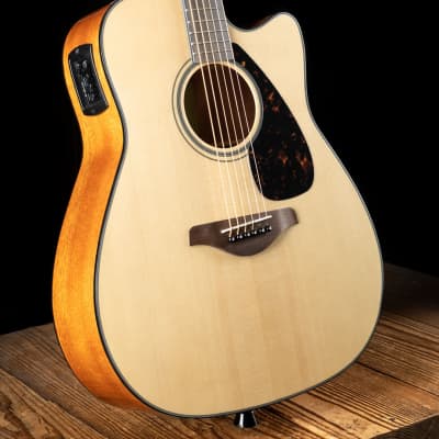 Yamaha FGX800C Acoustic Electric Guitar Natural - Free Shipping image 3