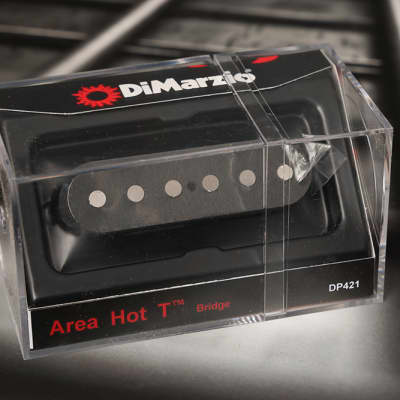 DiMarzio DP421BK Area Hot T Bridge Pickup - Black / Tele Telecaster