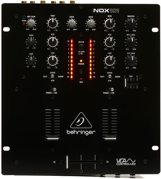 Behringer Pro Mixer NOX101 2-channel DJ Mixer image 1