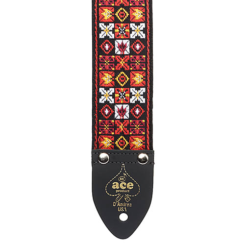 Ace Vintage Reissue Guitar Strap - X's & O'x image 1