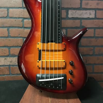 F Bass BNF 6 String Fretless Bass AC signed Fbass image 2