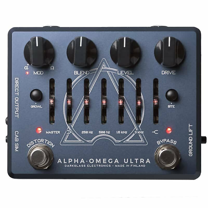 Darkglass Electronics Alpha-Omega Ultra, Dual Bass Distortion/Preamp Pedal image 1