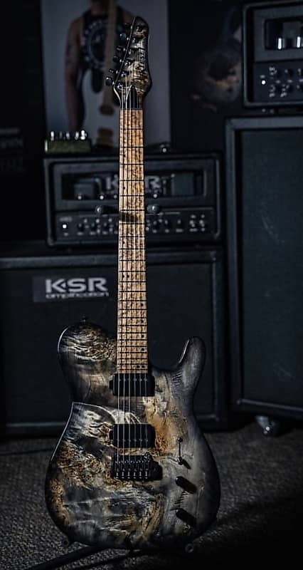 Kiesel Solo6 2021 Trans Black Caliburst | Reverb