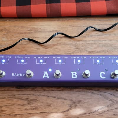 Joyo PXL8 Programmable 8-Loop Switcher PURPLE - Purple | Reverb