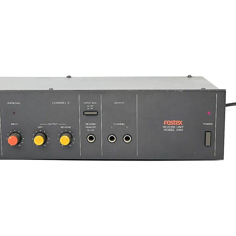 Fostex Model 3180 Reverb Unit Stereo Analog Spring Reverb | Reverb