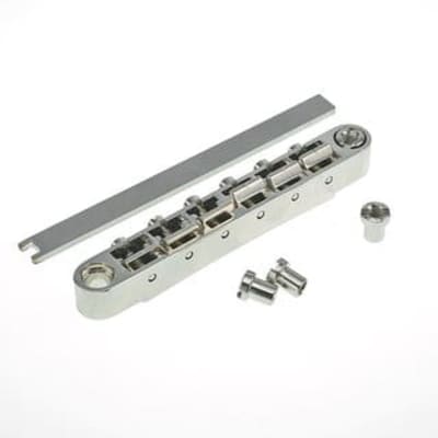 Faber ABRl ABR style Bridge - fits all model guitars - aged nickel image 2
