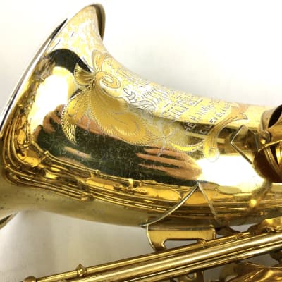 King Super 20 Silver Sonic Full Pearl Gold Plate Inlay Alto Saxophone HOLY GRAIL image 20