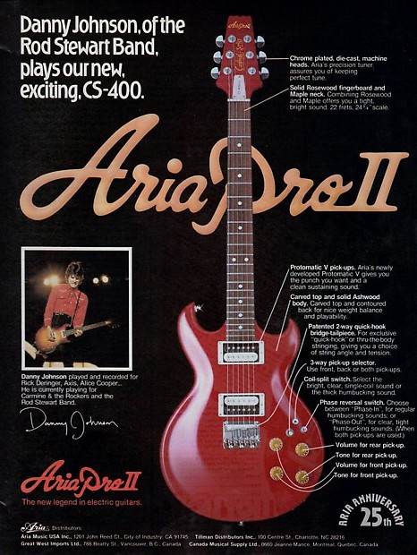 ARIA PRO Ⅱ CS-400 - エレキギター