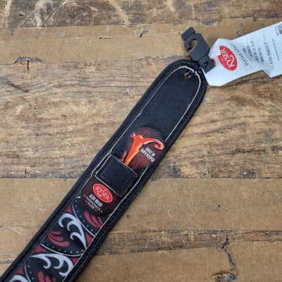 Kyser KS1B Guitar Strap With Built-In Capo-Keeper image 4