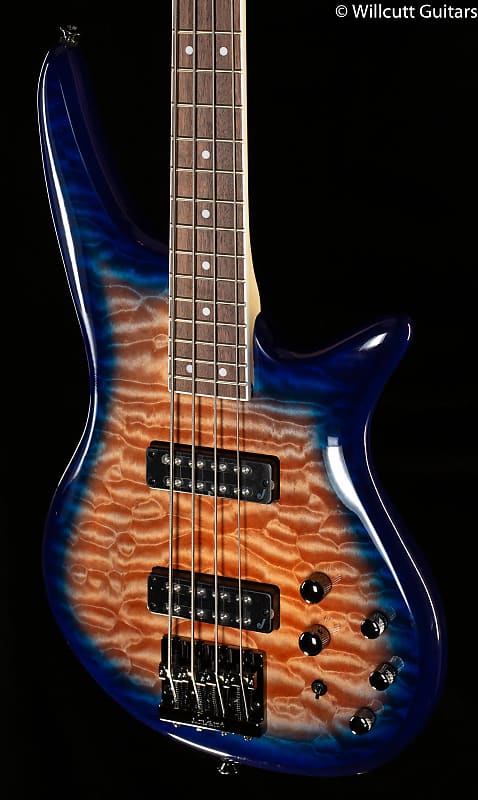 Jackson JS Series Spectra Bass JS3Q Laurel Fingerboard Amber Blue Burst Bass Guitar (570) image 1
