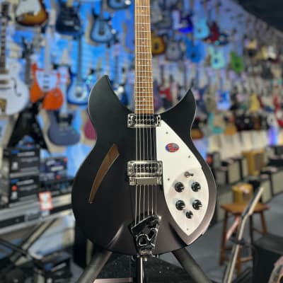 New 2024 Rickenbacker 330 Guitar - Matte Black, with OHS Case, 330MBL Auth Dlr 753 image 4
