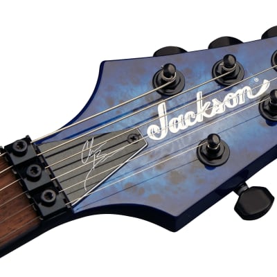 Jackson Pro Series Signature Chris Broderick Soloist 6P Transparent Blue image 6