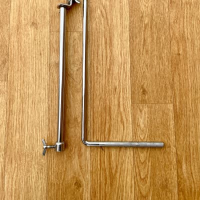 1960s Gretsch Telescoping L-Arm Cymbal Holder Round Badge Era image 6