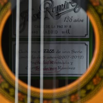 Jose Ramirez 125 Anos anniversary cedar-top all-solid wood classical guitar image 9