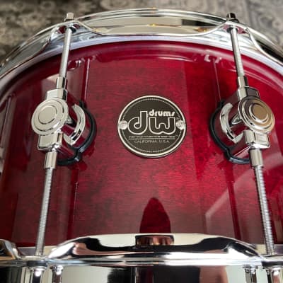 DW Performance Series 14 x 6.5 Snare Drum - Cherry Stain Lacquer DRPL6514SSCS image 2