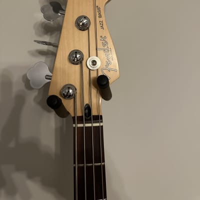 Fender American Standard Jazz Bass with Rosewood Fretboard + Badass Bridge + Pickup Selector Button 2014- Black image 6
