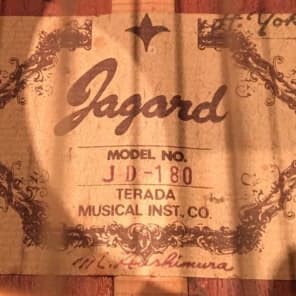 Acoustic Guitar Jagard JD180 Natural Japan Vintage with Soft