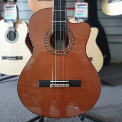 Tanglewood TWEMDC5 Solid Cedar Top Electric Classical Guitar with Bag for sale