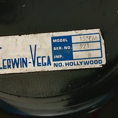 Cerwin-Vega-One Pair—153EM-1–15” Nice  Condition image 10