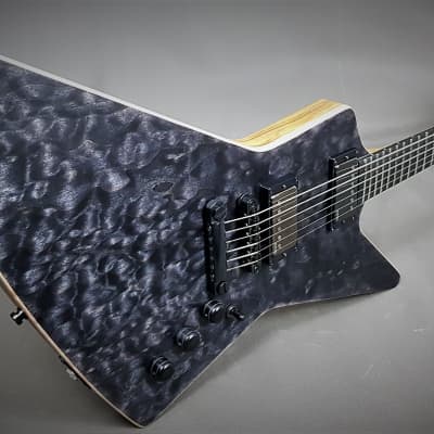 Manuel Ali Guitars X6 Custom Quilted Maple Explorer image 17