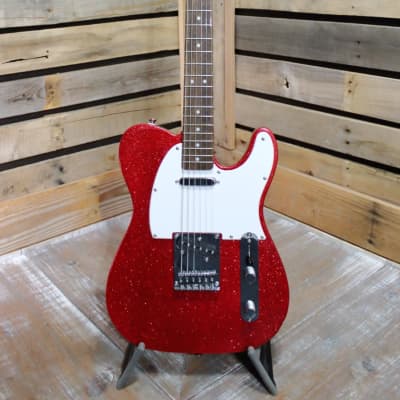 Used (2021) Squier Limited Edition Bullet Telecaster in Red Sparkle Finish with Gigbag image 3