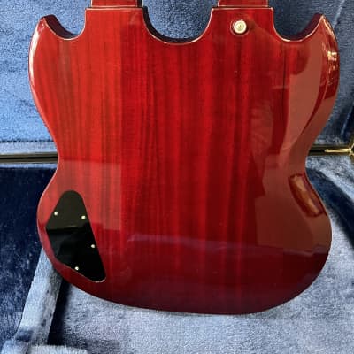 Burny  RSG-140JP Double Neck guitar MIJ 1990's Red Jimmy Page EDS-1275 copy  W/OHSC image 11