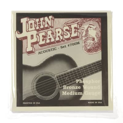 John Pearse Acoustic Strings Phosphor Bronze Medium 13-56 for sale