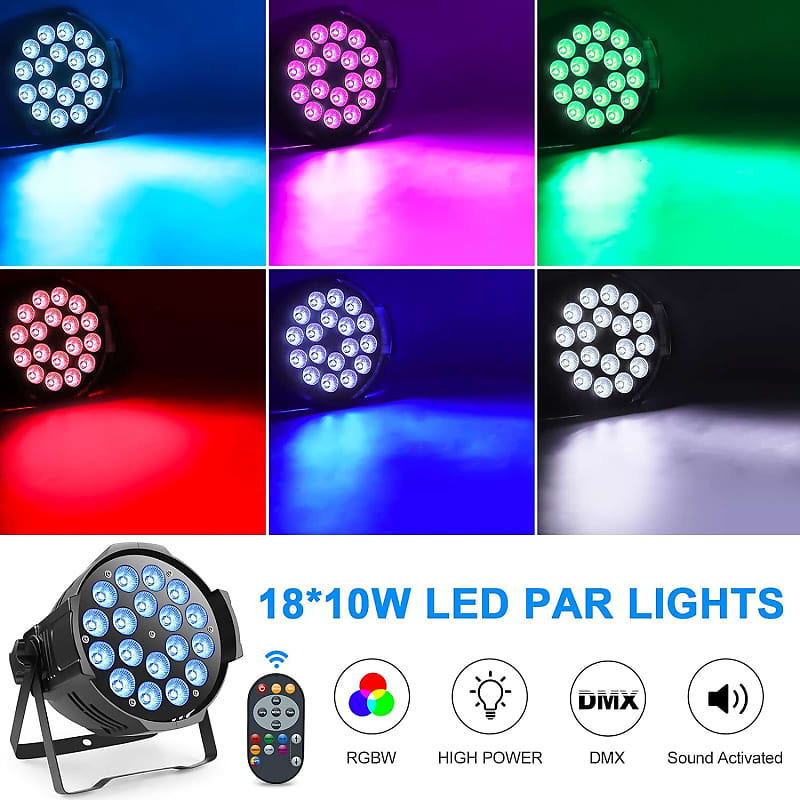 Stage Lights Led Par Light 180W Rgbw 4-In-1 Uplights, Stage