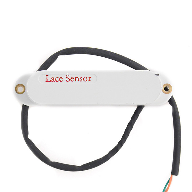 Lace Sensor Red w/White Cover Guitar Pickup image 1