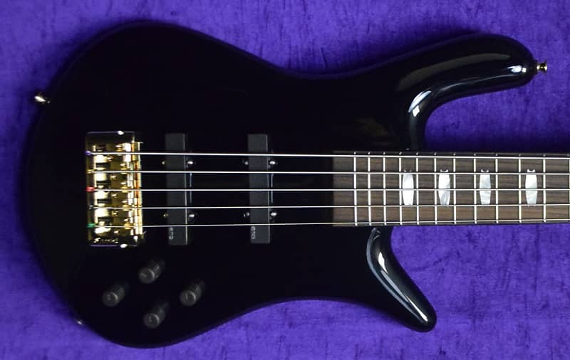 Spector Euro 5 Classic, Black Gloss with Rosewood image 1