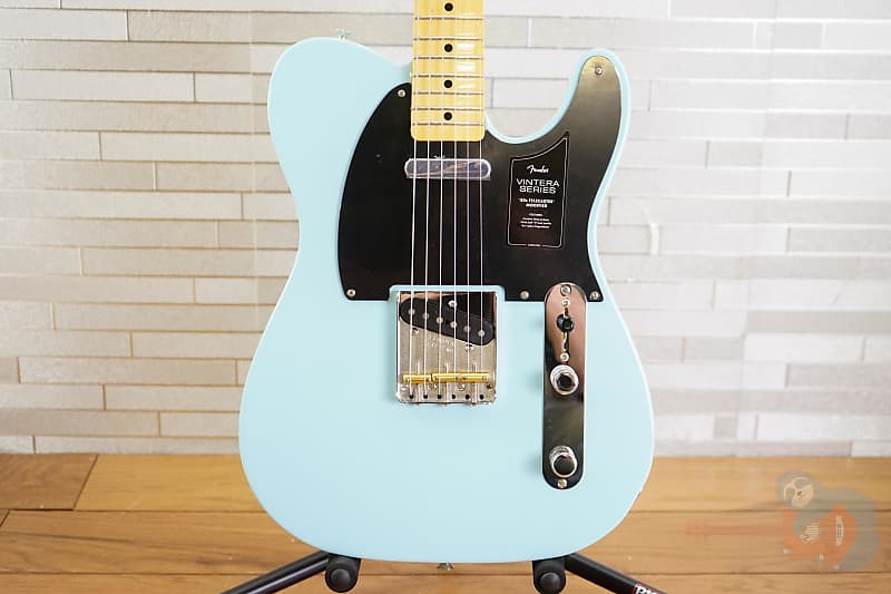 Fender Vintera '50s Telecaster Modified with Maple Fretboard Daphne Blue image 1