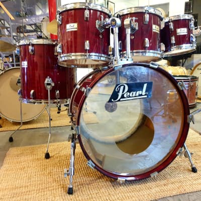 1986 Pearl Super Pro GLX Series drums 16x22, 9x12, 10x13, 16x16