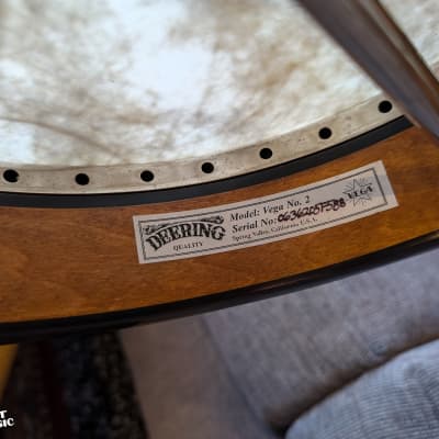 Deering Vega No 2 Tubaphone Openback 5-String Banjo image 10