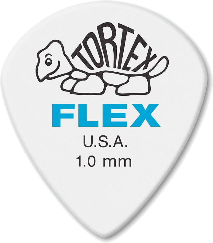 Dunlop 466P100 - 12 médiators Tortex Flex Jazz III XL - 1.00 mm image 1